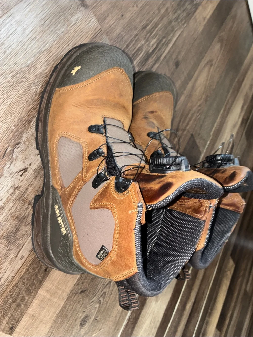 Irish Setter Men's Brown and Black Work Boots